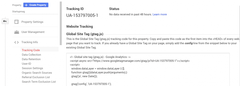 setup google analytics 9