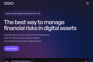 Agio Ratings risk-management startup