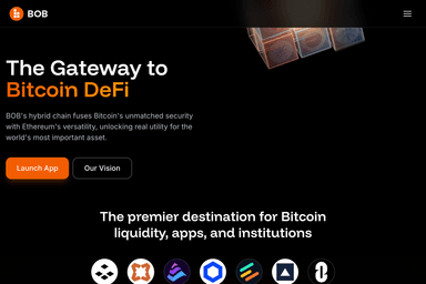 BOB blockchain startup