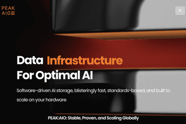 PEAK:AIO data-management startup
