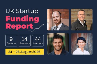 UK Startup Funding Report: £95.0m raised across AI, Energy and Foodtech (25–29 Aug 2026).