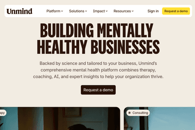 Unmind digital-health startup