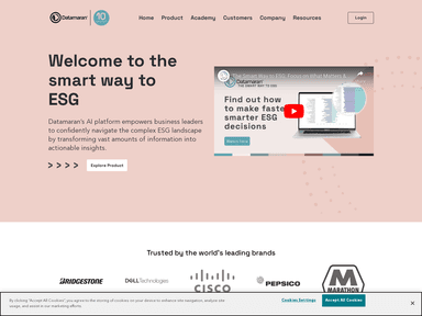 Datamaran sustainability startup