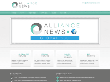 Alliance News media startup