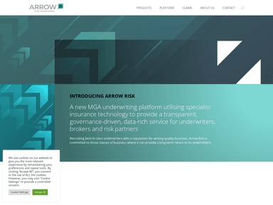 Arrow Risk Management insurtech startup