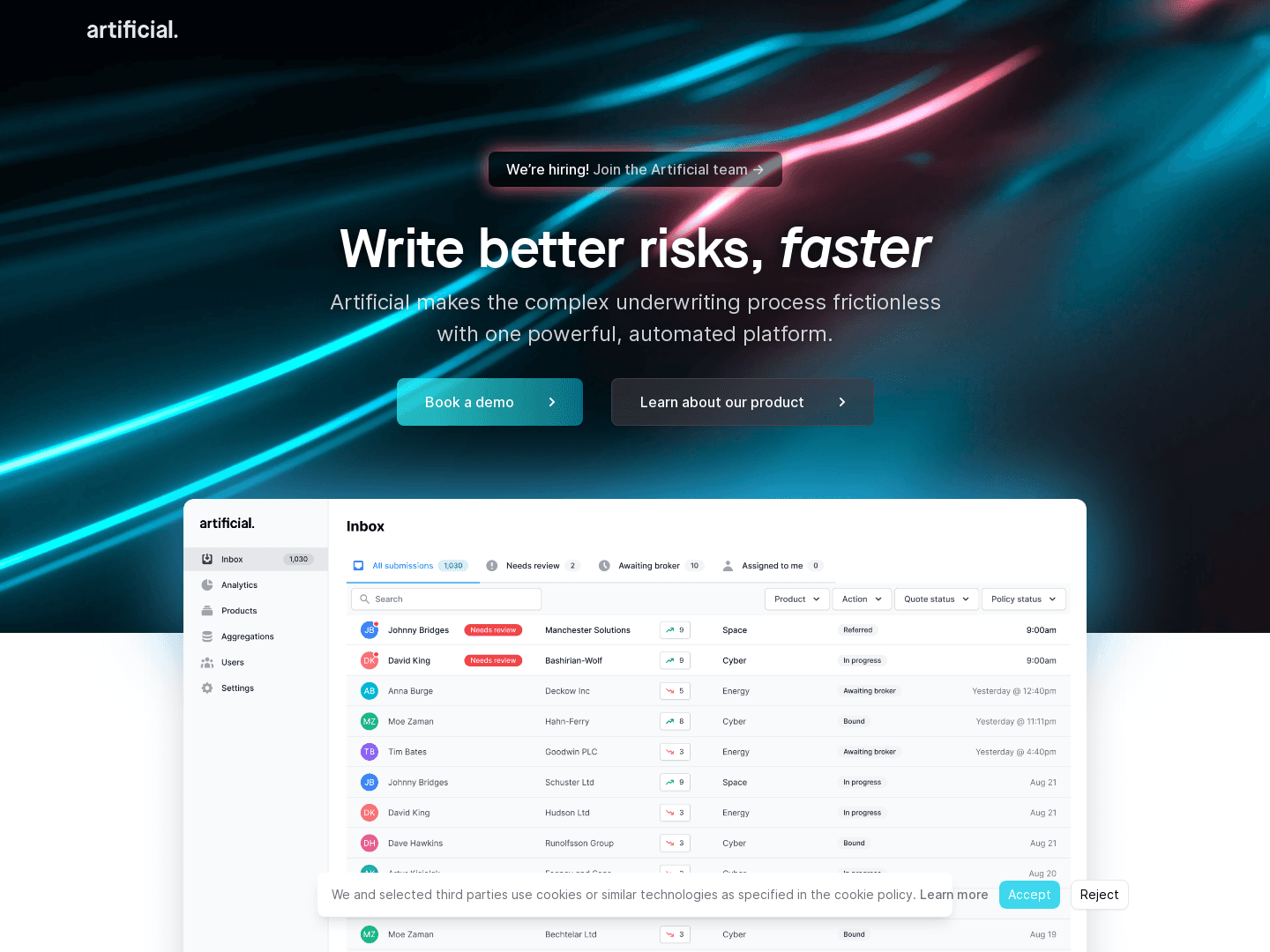 Artificial Labs Secures £8M Funding for Algorithmic Underwriting