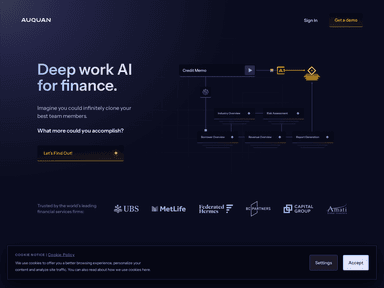 Auquan machine-learning startup