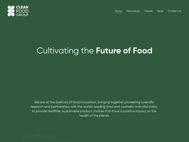 Clean Food Group supply-chain startup