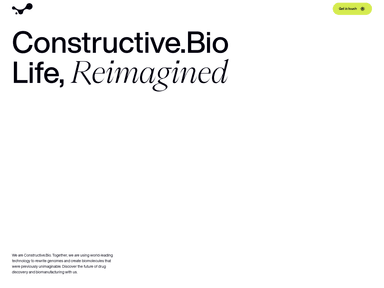 Constructive Bio ahren innovation capital startup