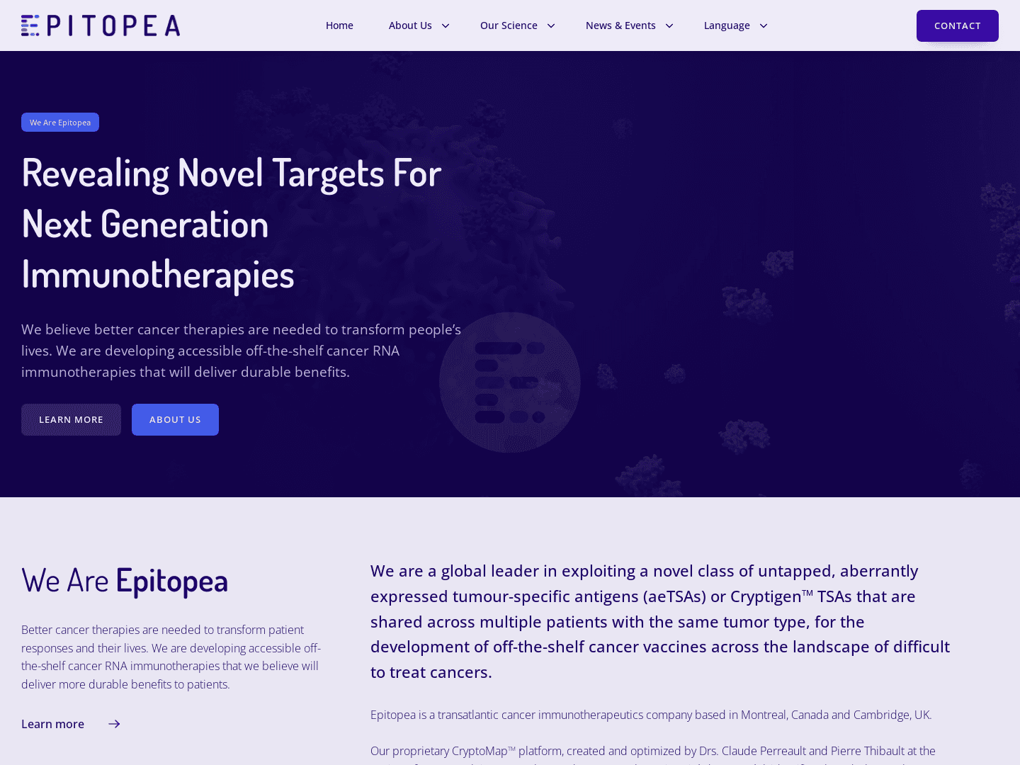 "Epitopea Secures £500K Grant for Cancer Immunotherapy Advancements"
