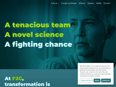 F2G advent life sciences startup