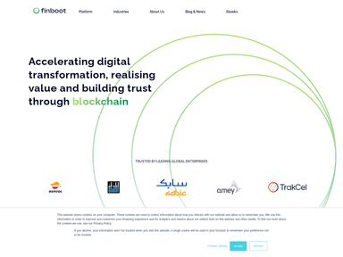 Finboot blockchain startup