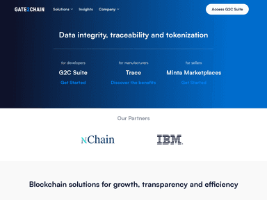 Gate2Chain web-3 startup