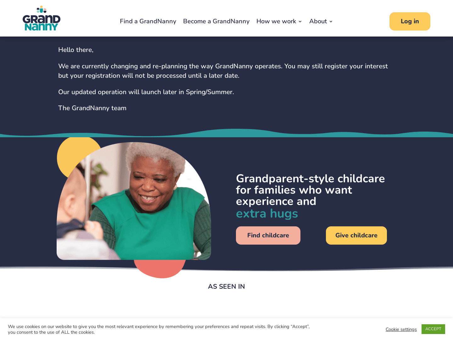 "GrandNanny Raises £400,000 for Intergenerational Childcare"