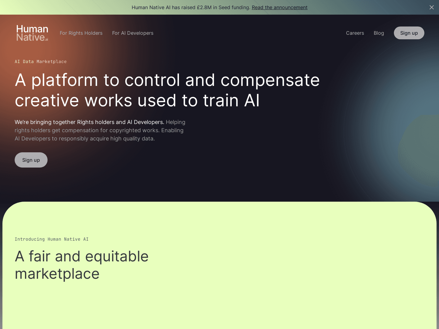 Human Native AI Secures Funding to Create Fair Marketplace