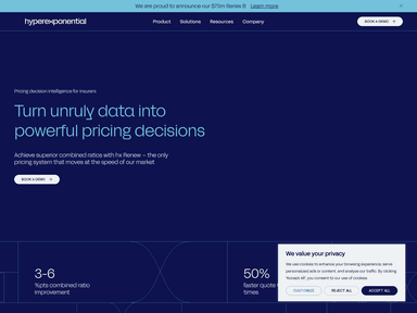 Hyperexponential insurtech startup