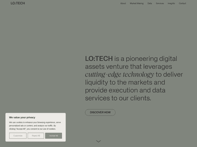 Low Observable Technology (LO:TECH) web-3 startup