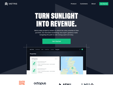 Metris Energy plug and play startup