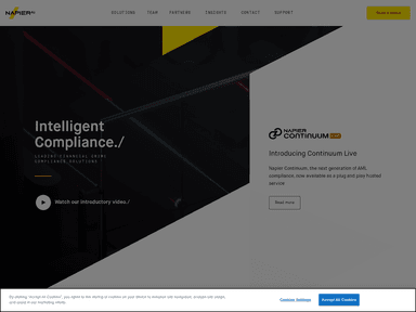 Napier AI regtech startup