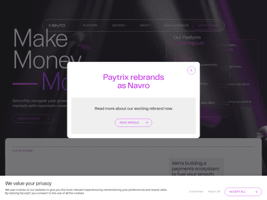 Navro Group (formerly Paytrix) supply-chain startup