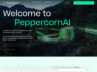 PeppercornAI insurtech startup