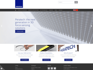 Peratech gaming startup