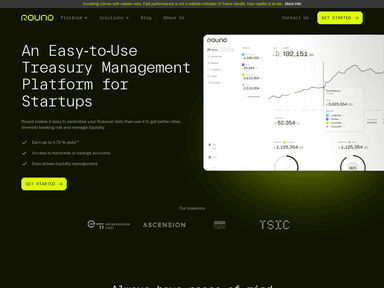 Round Treasury samos investments startup