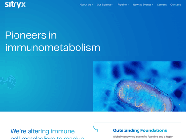 Sitryx Therapeutics sv health investors startup