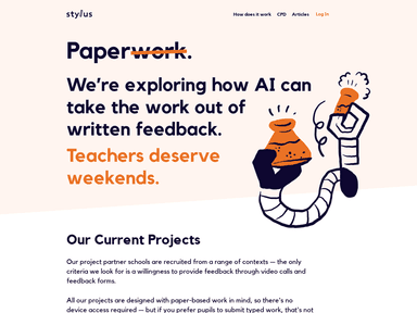 Stylus education startup