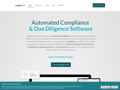 Validient data-management startup