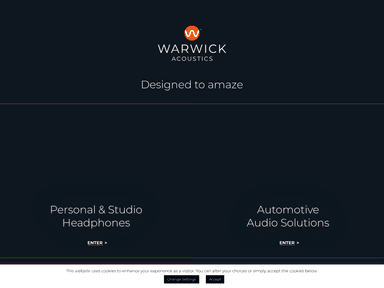 Warwick Acoustics cars startup