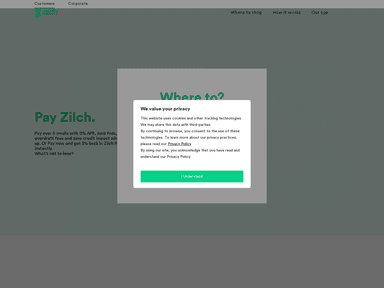 Zilch online-shopping startup