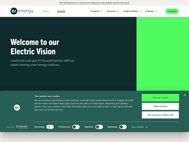 ev.energy cars startup