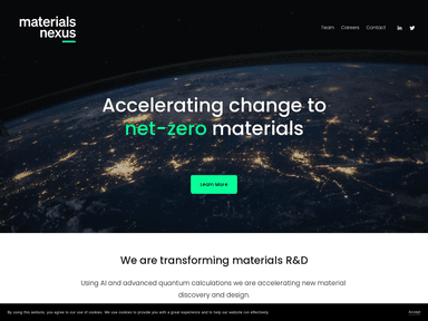Materials Nexus md one ventures startup