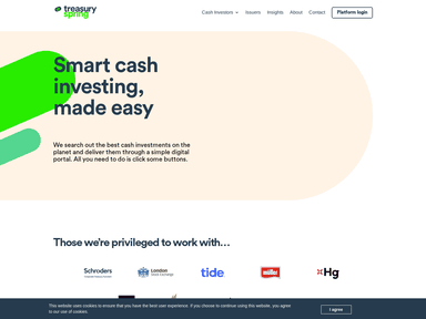 TreasurySpring anthemis startup