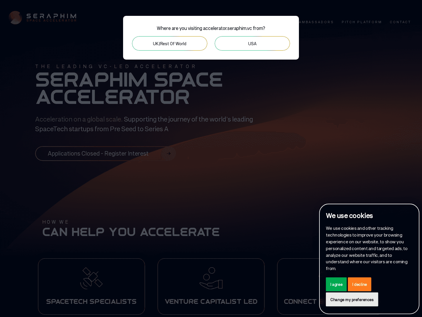 Seraphim Space Accelerator