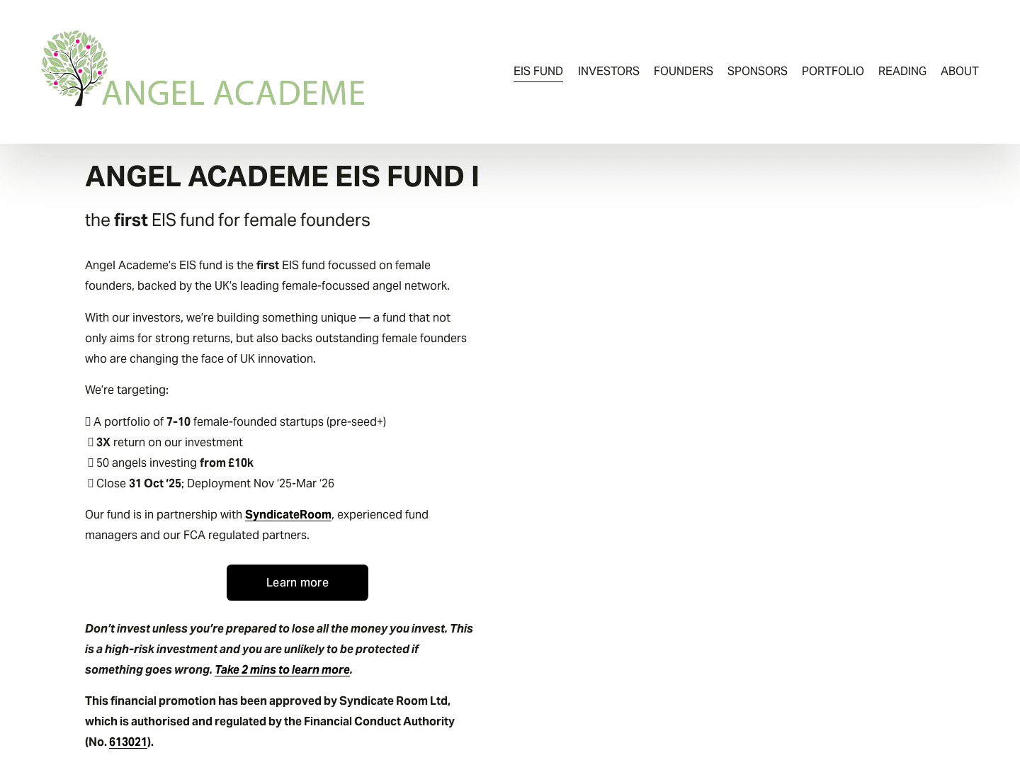 Angel Academe EIS Fund