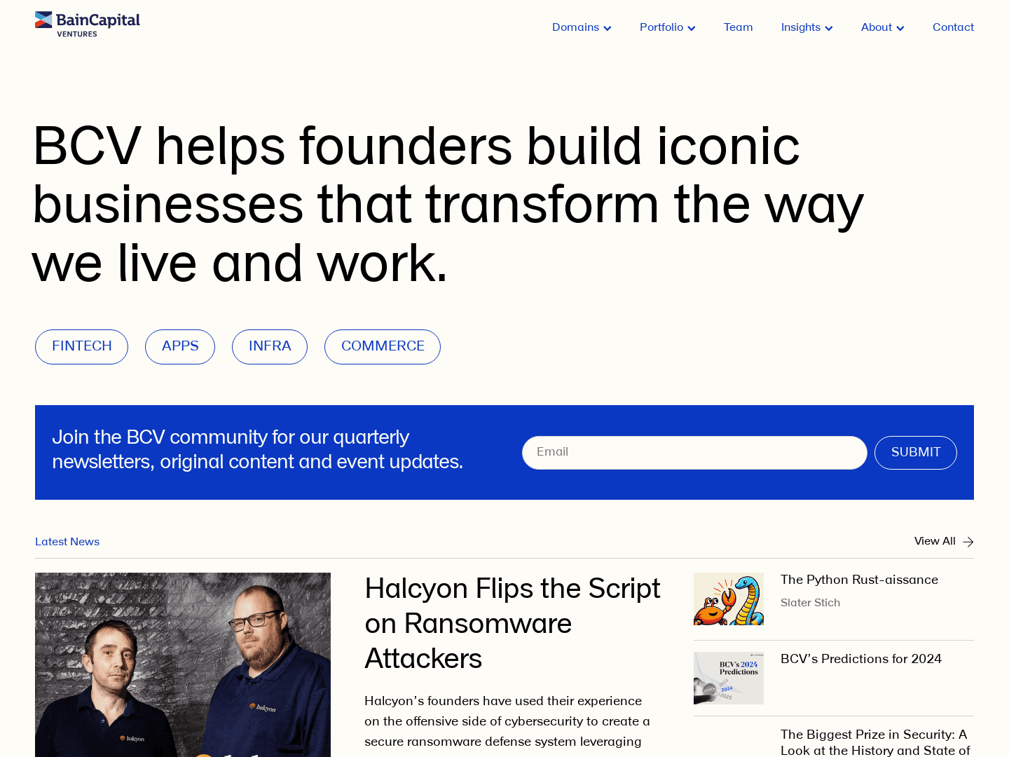 Bain Capital Ventures