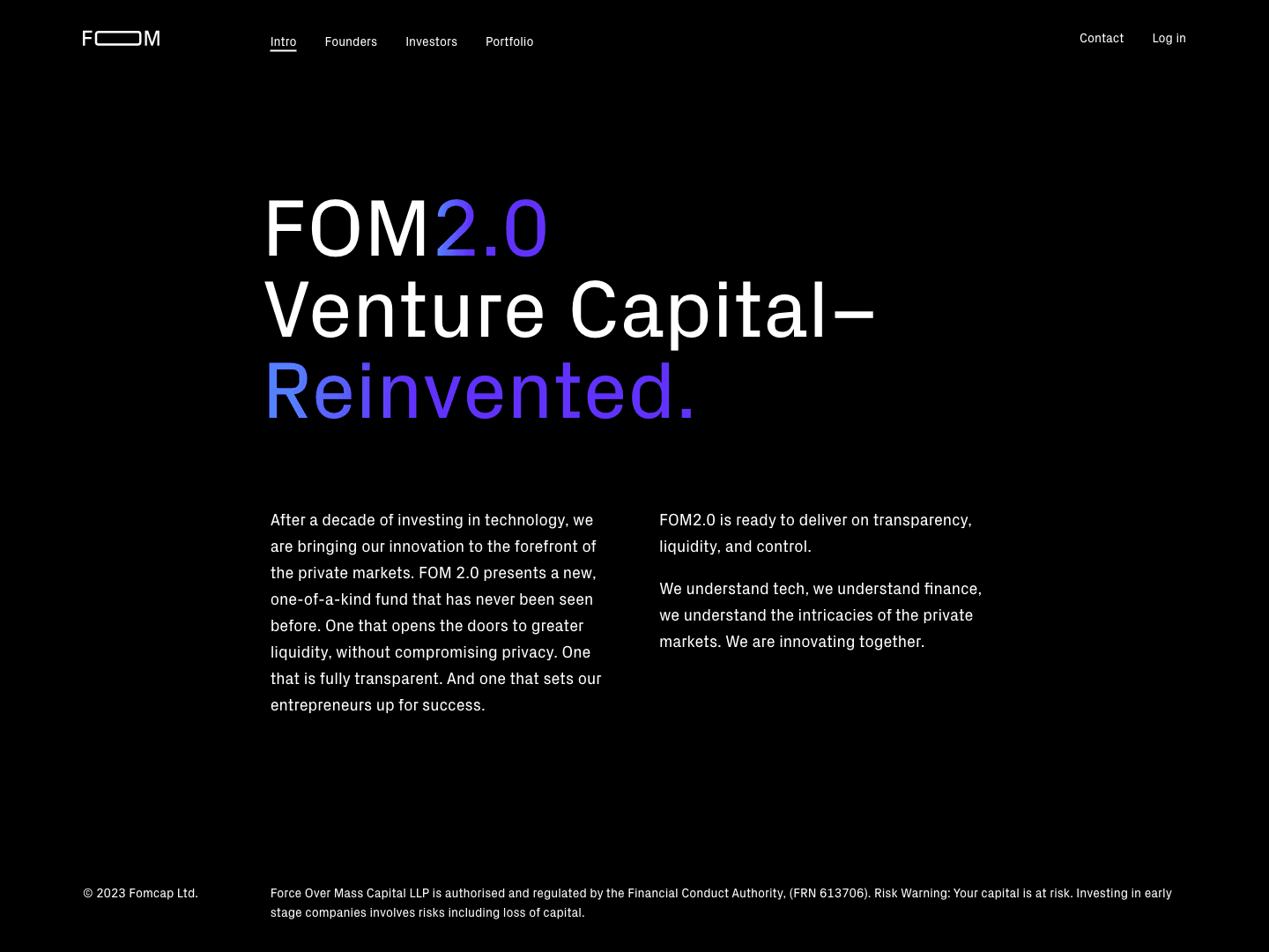 Force Over Mass Capital