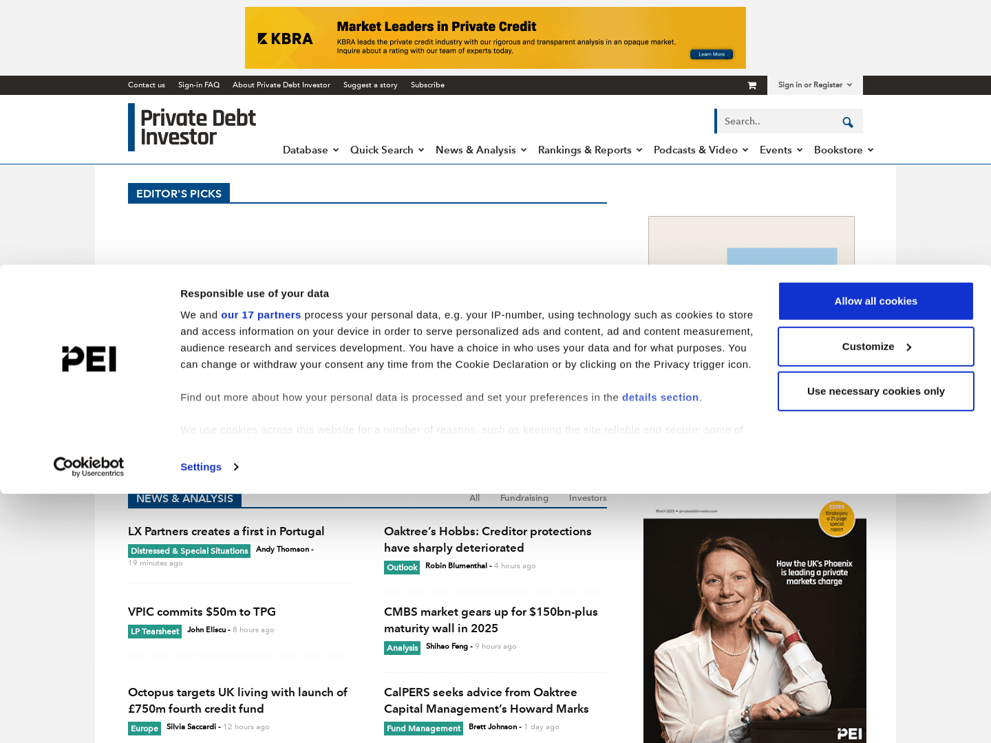 US private credit fund