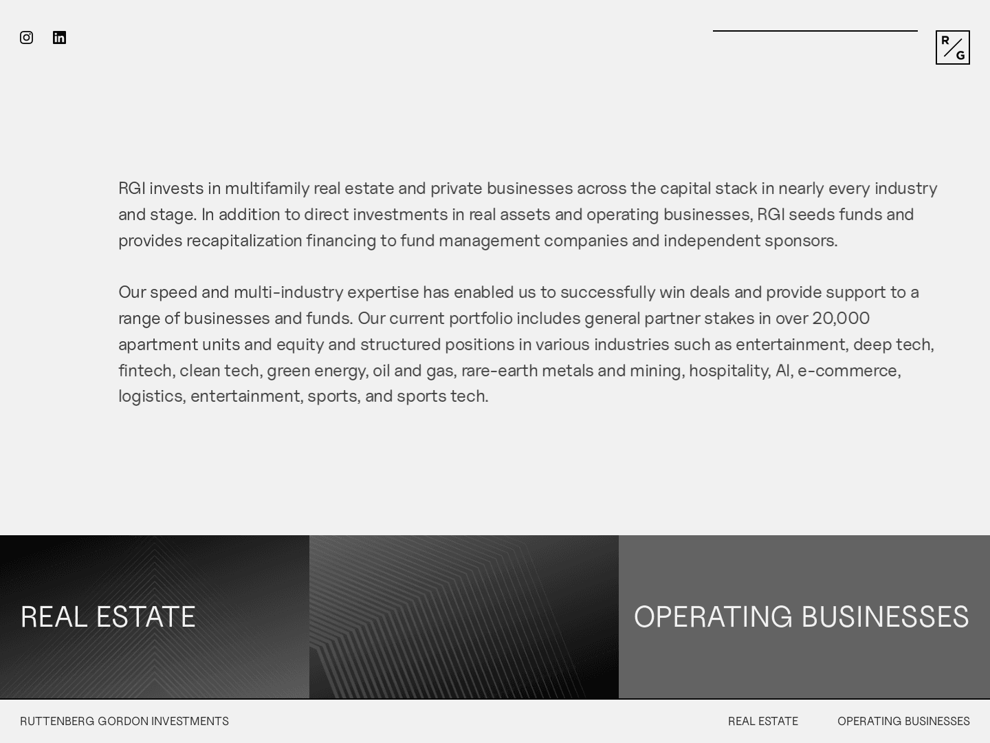 Ruttenberg Gordon Investments (RGI)