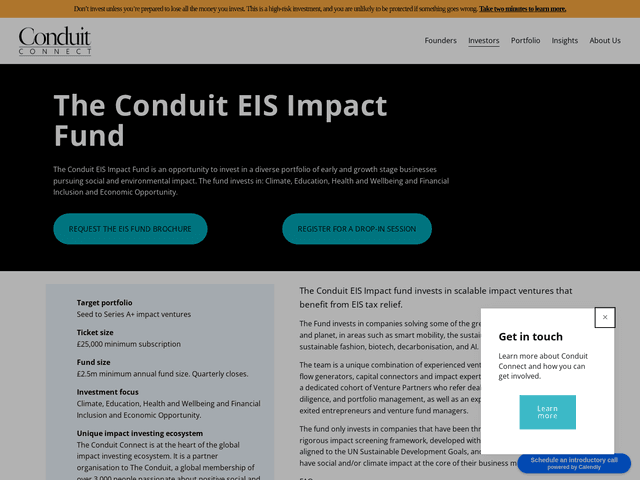 Conduit EIS Impact Fund