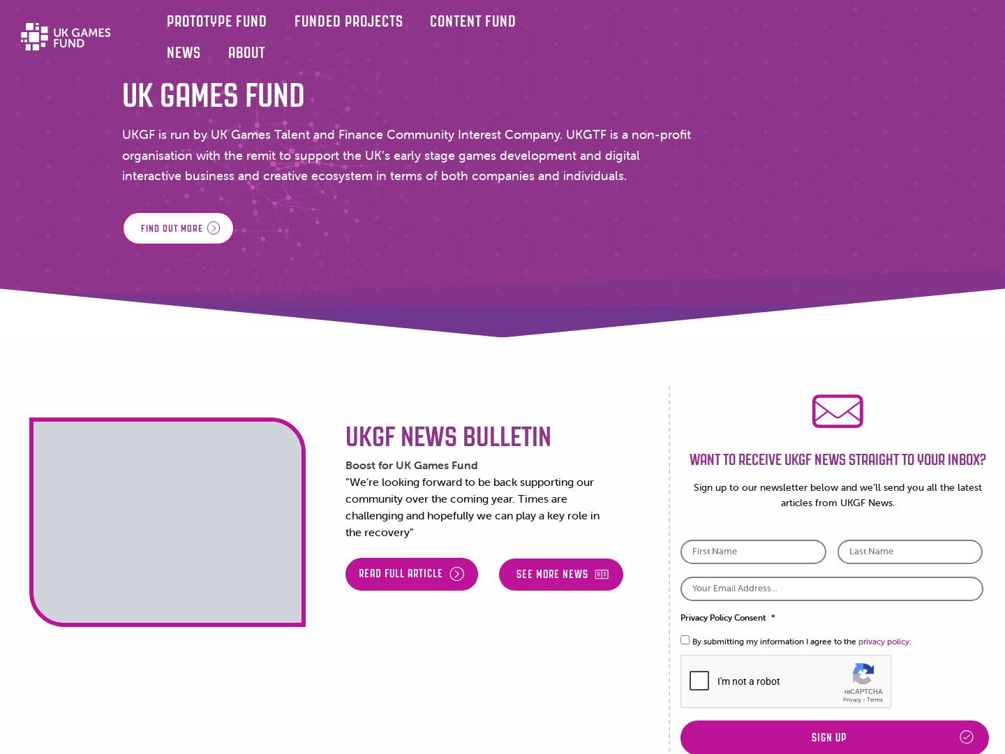 UK Games Content Fund