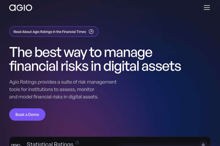 Crypto risk firm Agio Ratings raises £6m led by AlbionVC with Portage Ventures