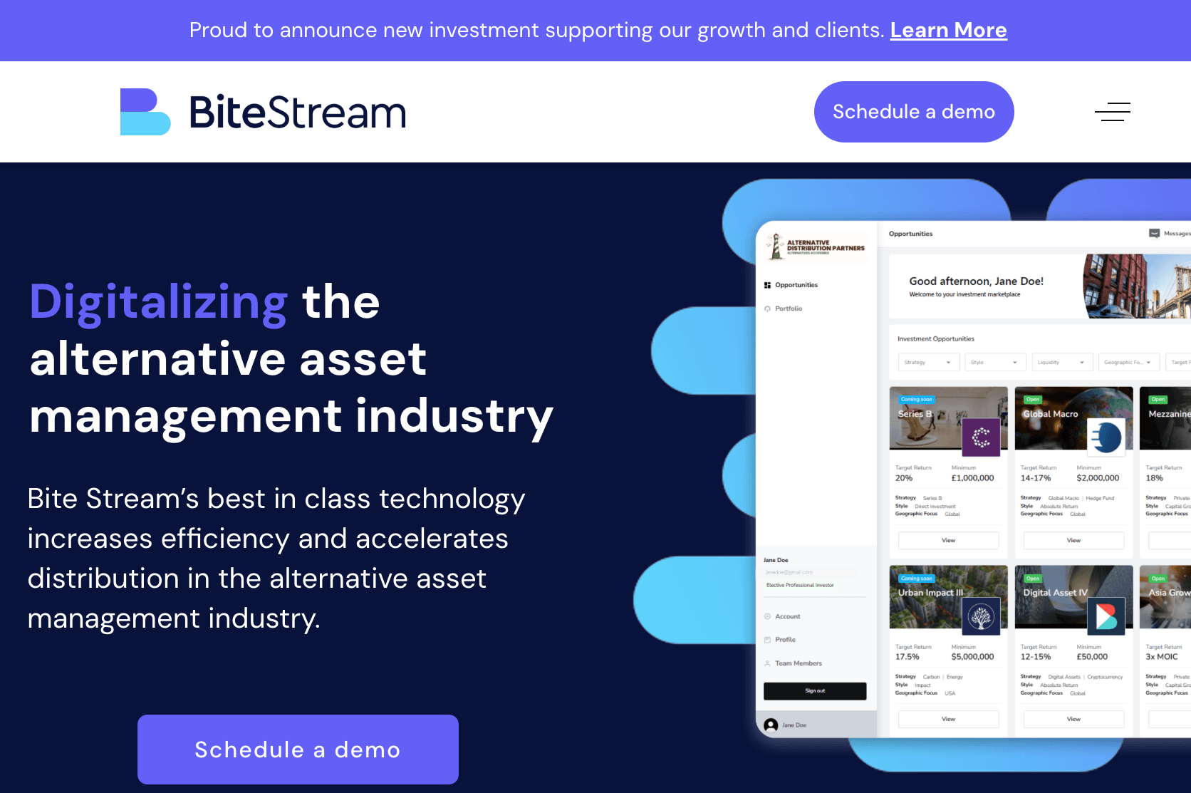 Fintech platform Bite Stream raises £18.5m from NewSpring Growth