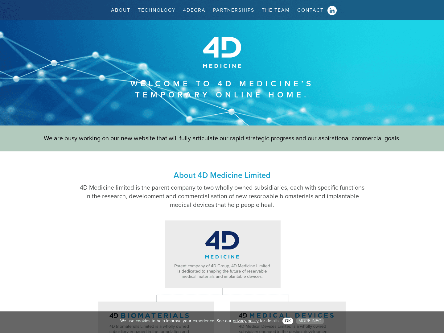 Innovative Biomaterials Advancing Medical Technology: 4D Medicine's Success