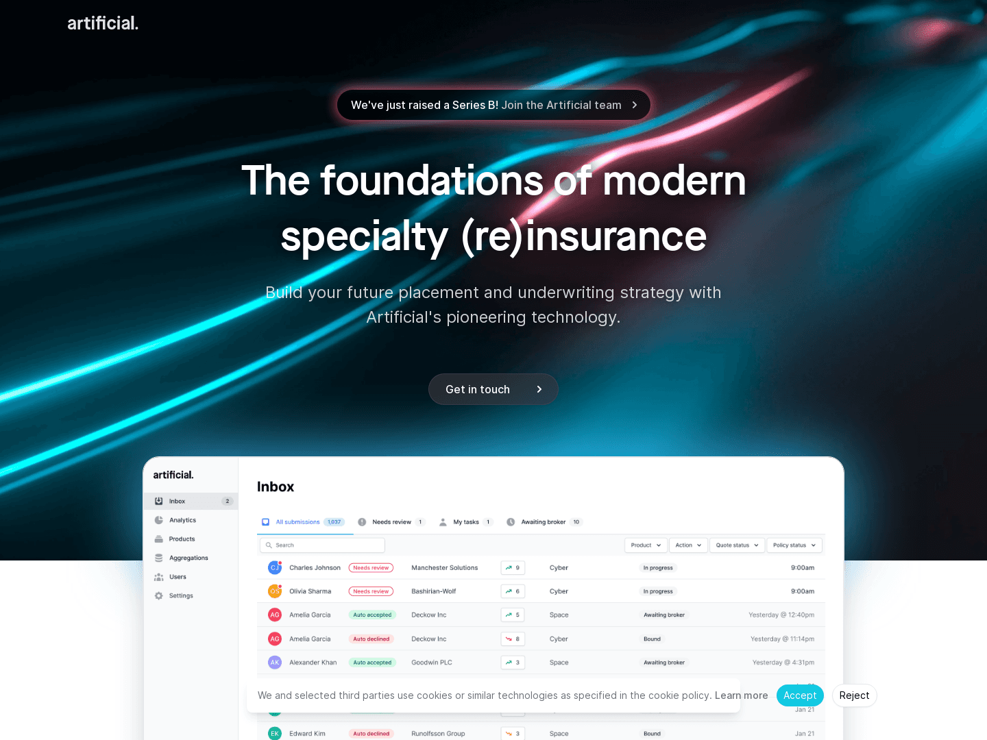 Artificial Labs Secures £8M Funding for Algorithmic Underwriting