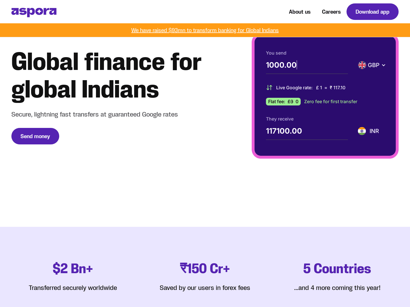 "Aspora Secures £39 Million to Transform Immigrant Banking"