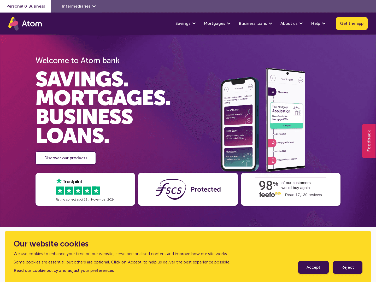 Atom Bank Secures £30 Million for Growth Initiatives