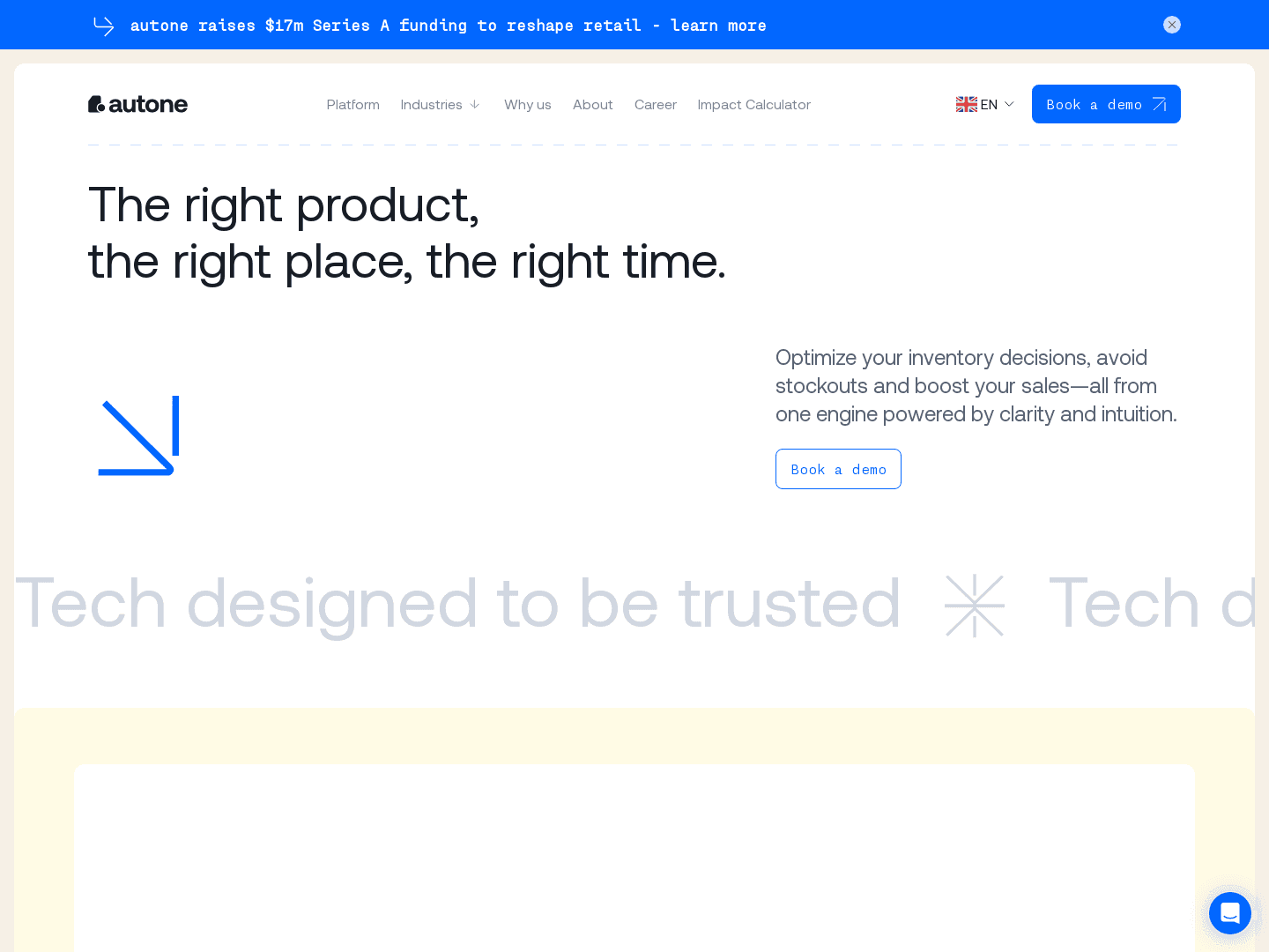 "Autone Secures $17 Million for AI Inventory Management"